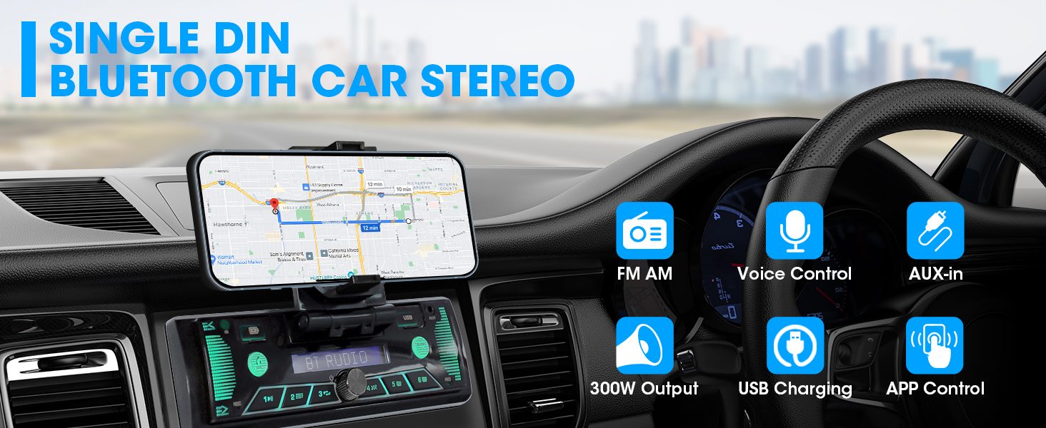 single din car stereo