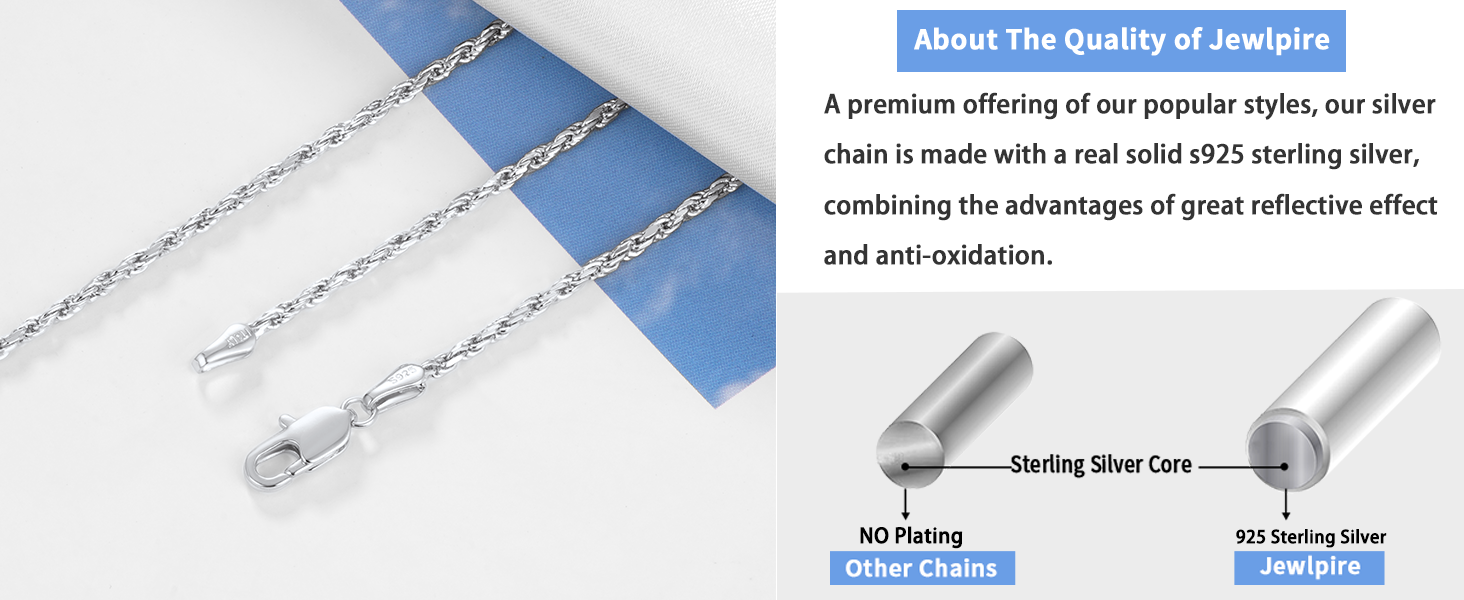silver chain for women silver chain sterling silver chain necklace chain