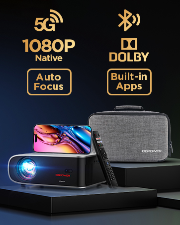 portable projector with wifi and bluetooth
