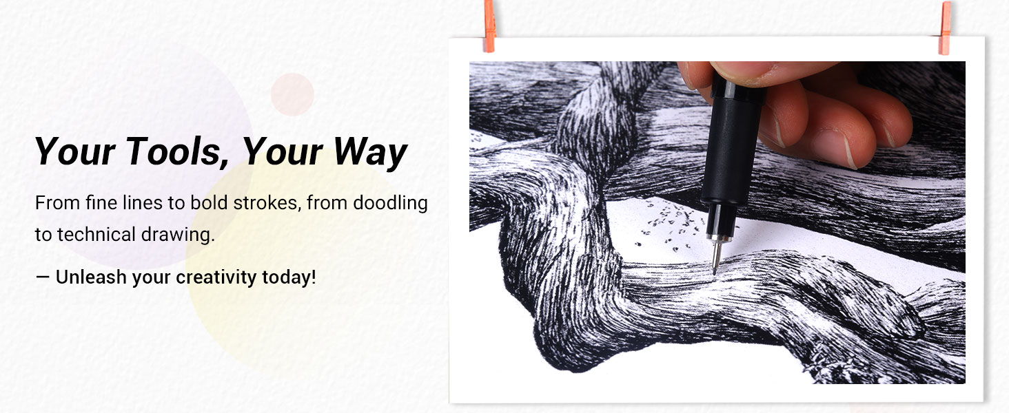 From fine lines to bold strokes