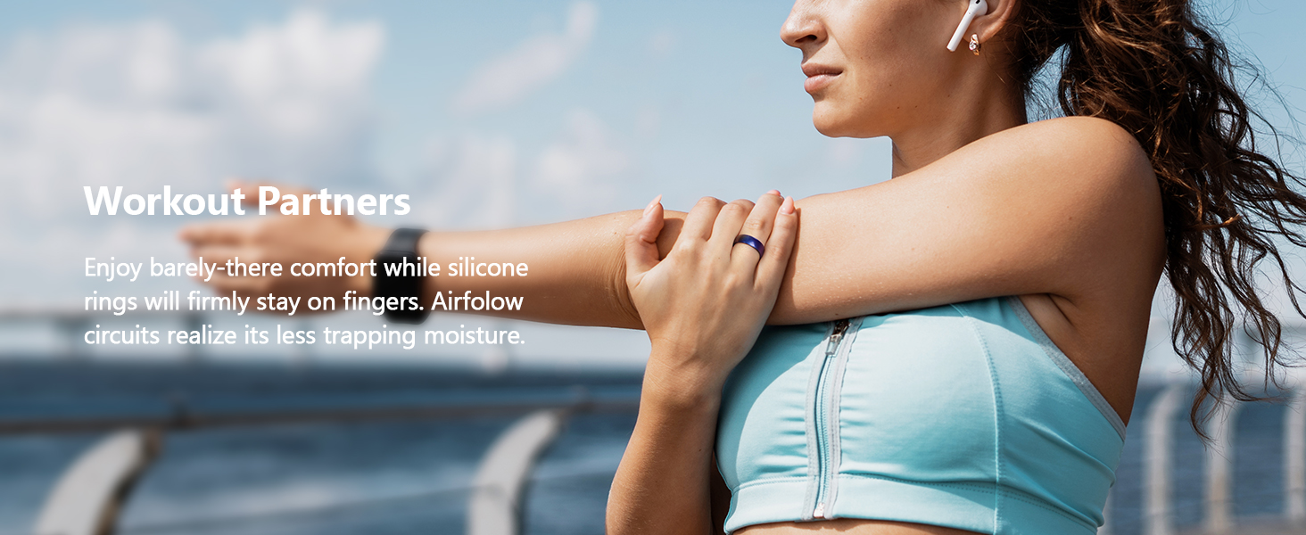 wedding band rings for workout exercises gym fitness