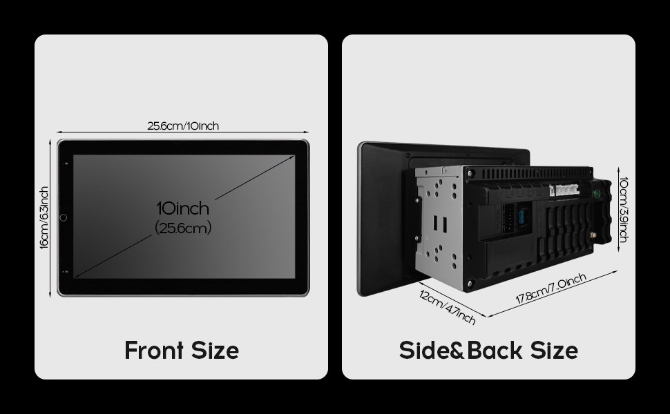 10inch Auto-Rotating Universal Head Unit-B