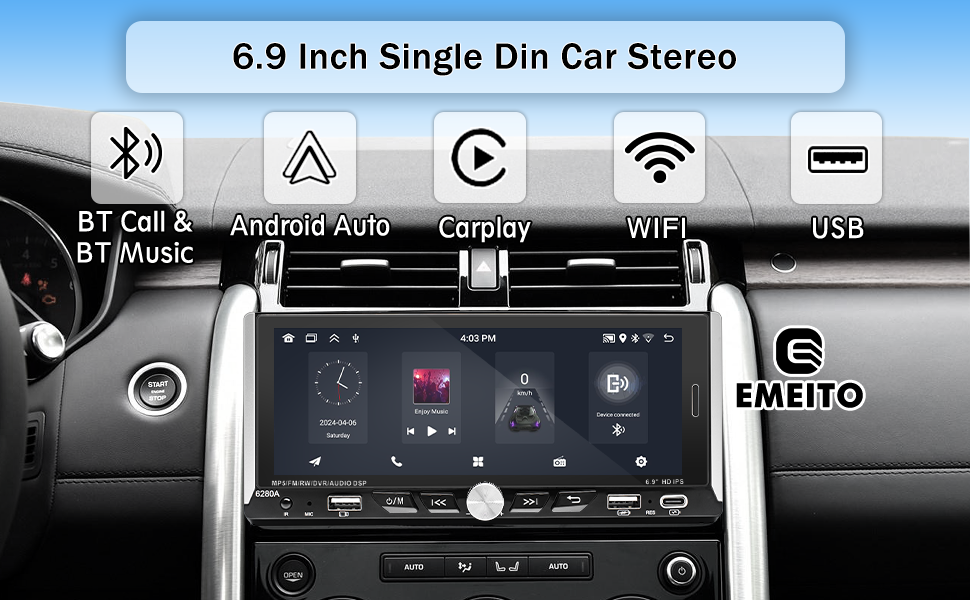 Single Din Car Stero