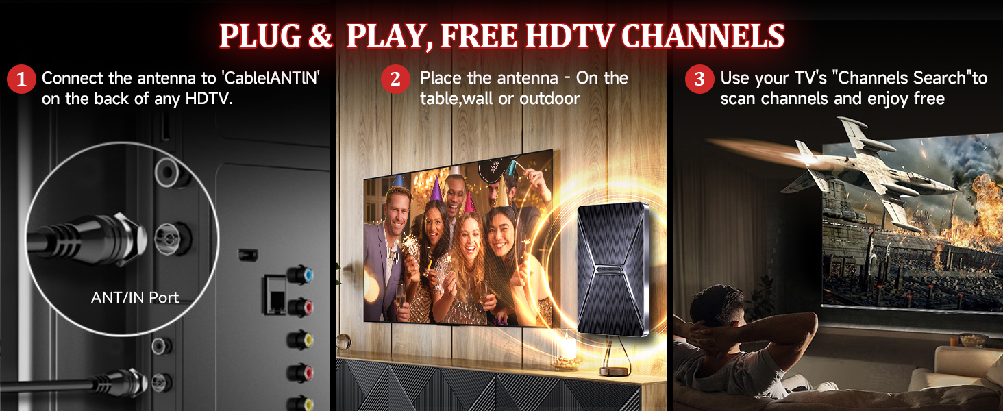 digital tv antenna for smart tv
