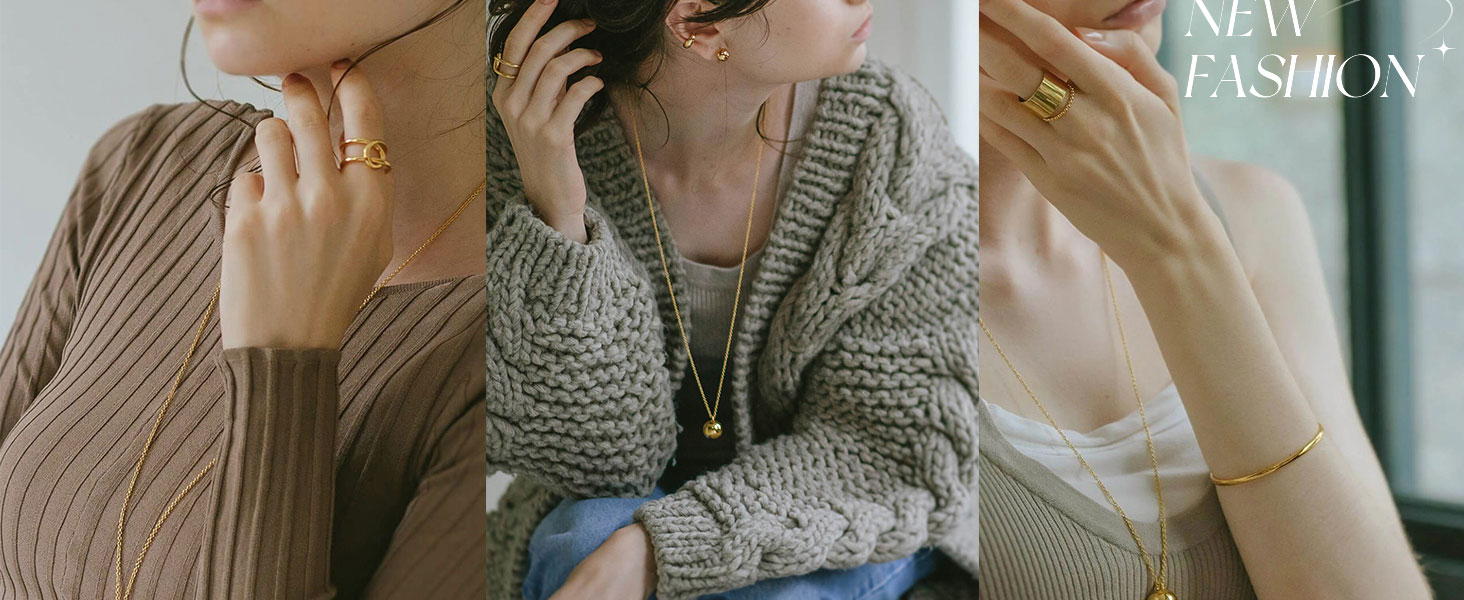 Ball pendant necklace