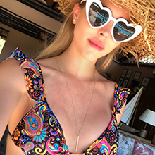 Long Vertical Bar Necklace