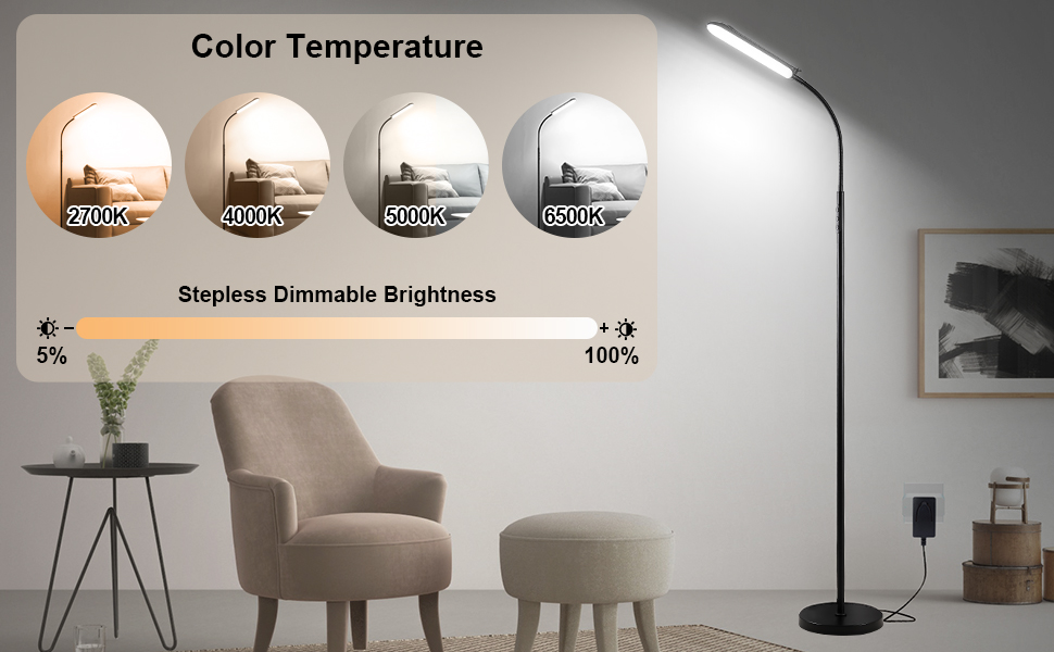 Dimmable Floor Lamp