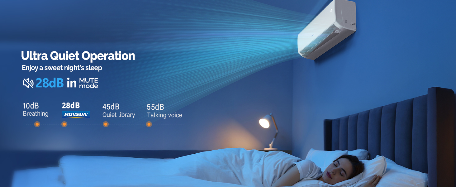Mini Split Air Conditioner Heater ductless single zone ac unit inverter energy-saving precharged