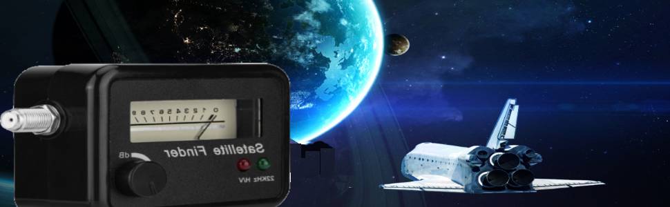 Digital Satellite Signal Meter Finder