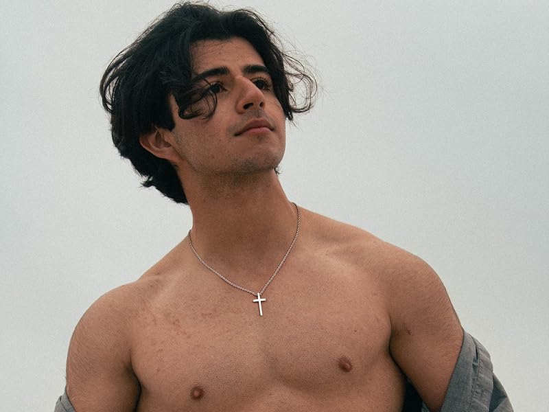 silver cross chain for men silver cross necklace for men silver chain for men cross necklace for men
