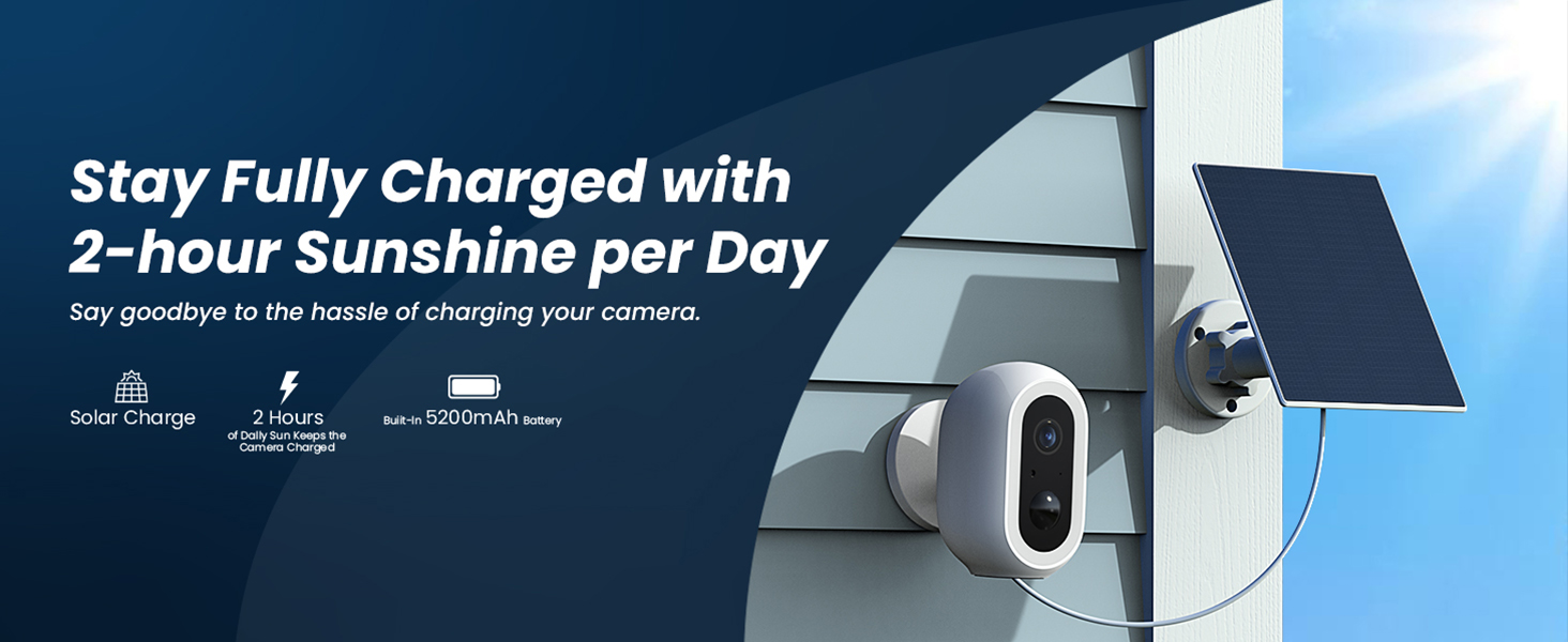 Rechargeable Battery Wifi Cameras for Home Security