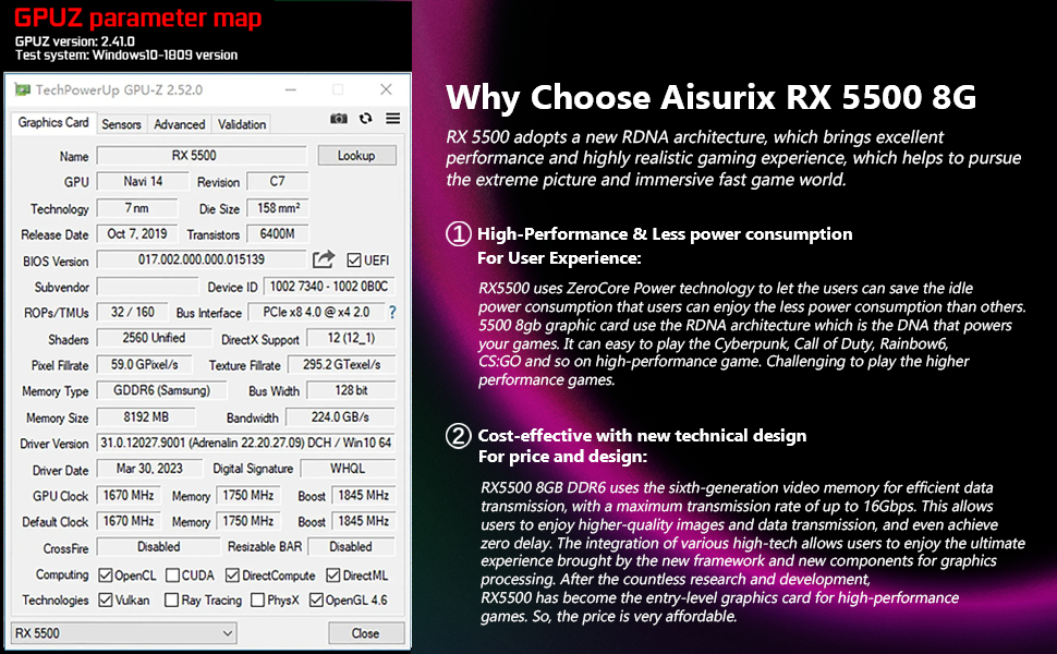 rx 5500 graphics card