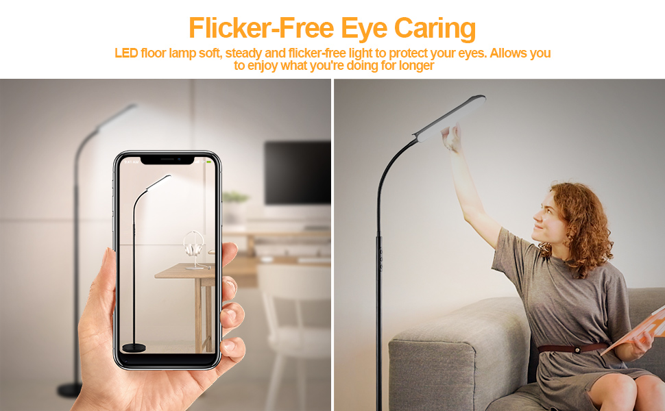 Flicker-Free Eye Caring
