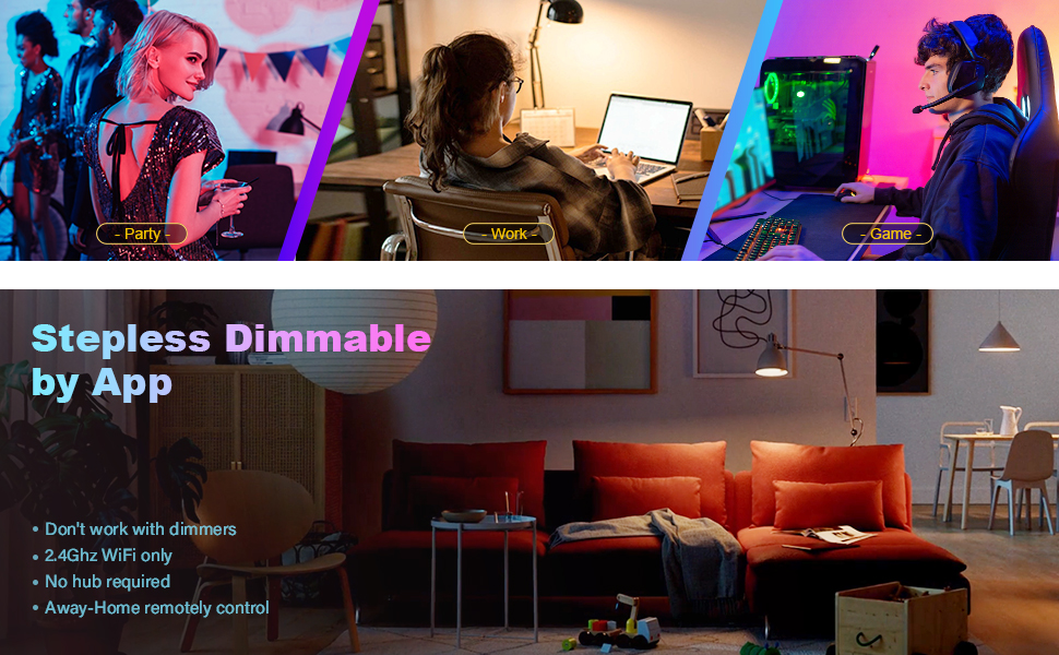 dimmers smart light bulb