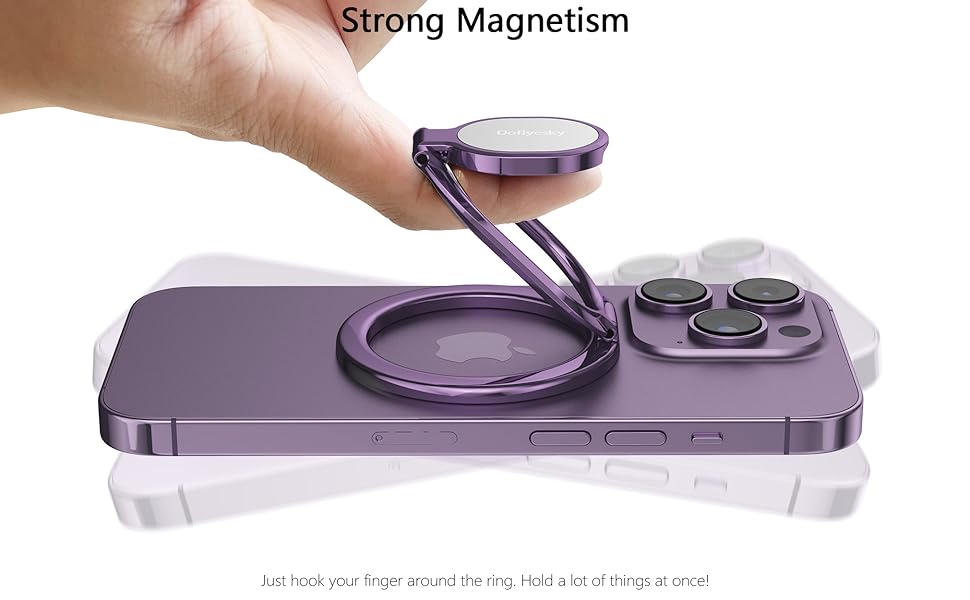 magnetic phone ring holder