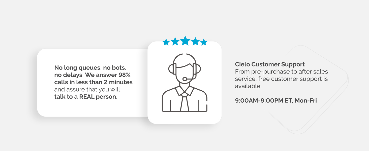 Free customer support with Cielo smart thermostat
