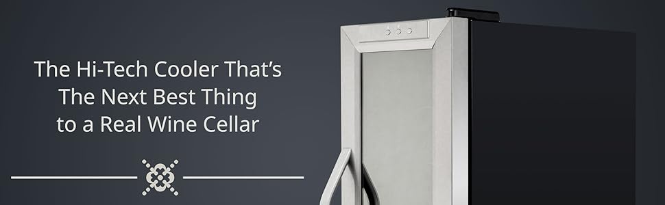 modern sleek design wine cooler