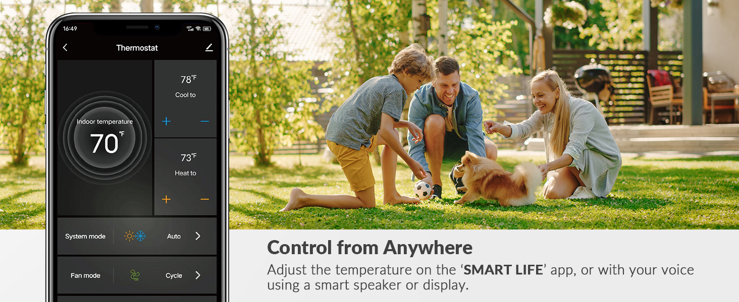 control from anywhere