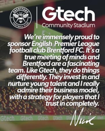 Brentford FC - Gtech Community Stadium sponsors