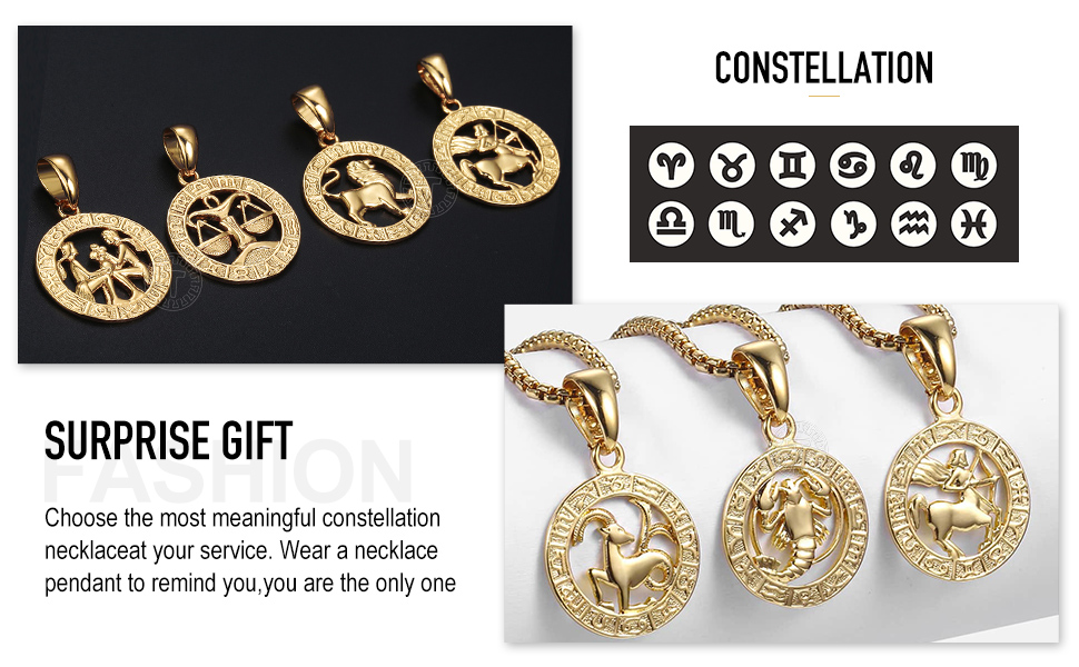 costellation pendant necklace