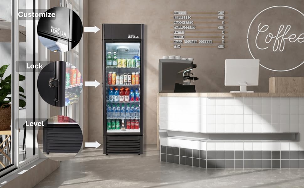 display refrigerator, beverage refrigerator, merchandiser, fridge