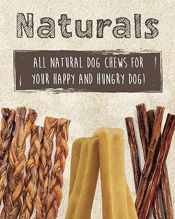 Naturals - all natural dog chews for your happy and hungry dog!