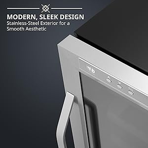 Ivation wine cooler easy touch control