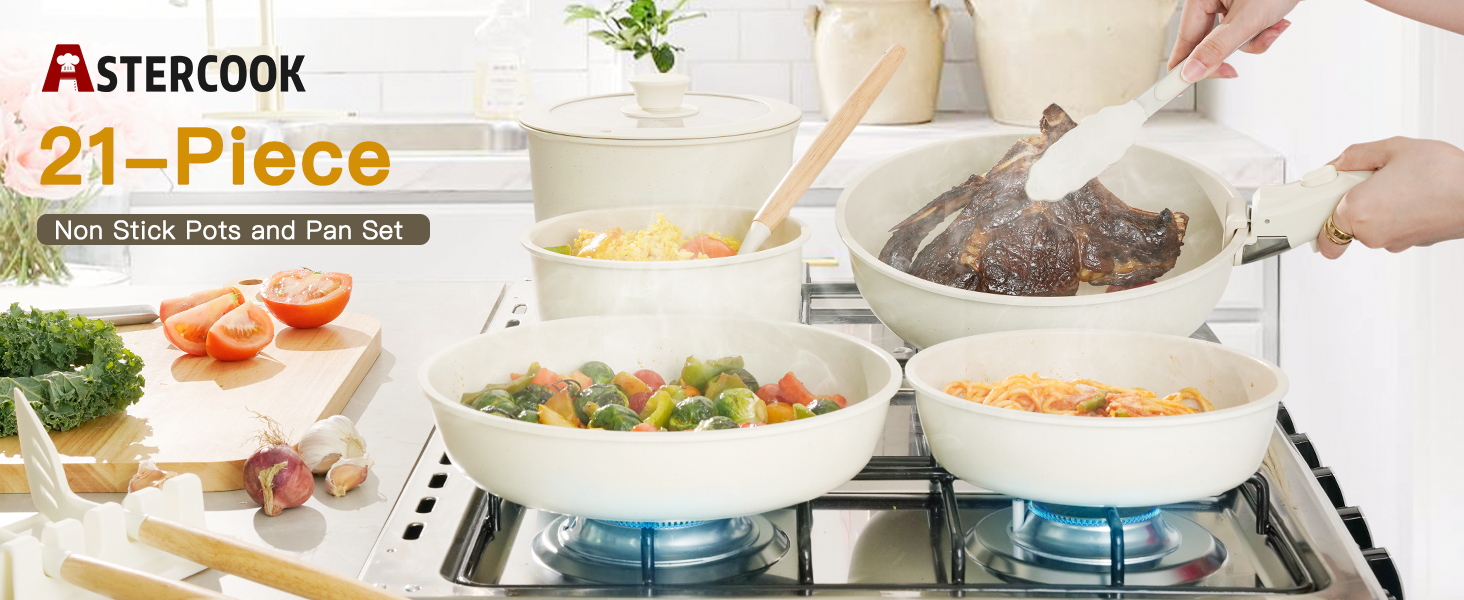 pots and pans set non stick