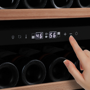Wine Cooler Refrigerator 154 Bottle Dual Zone Built-in Under Counter Freestanding Cellars Fridge