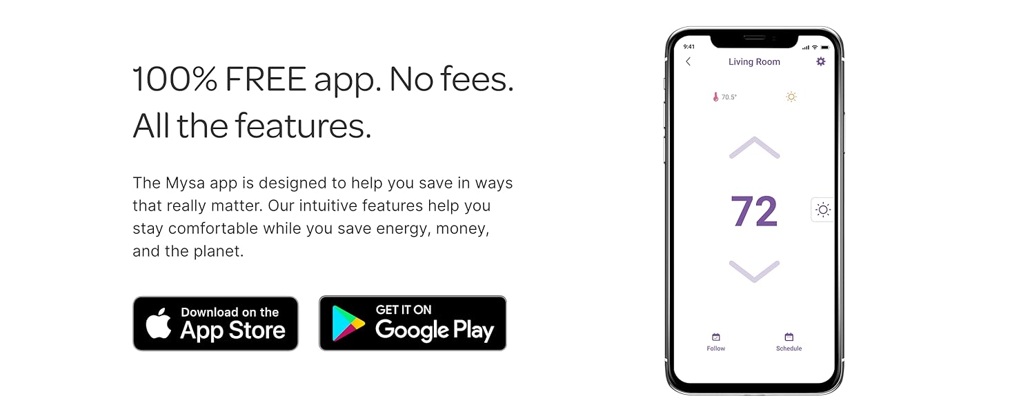 100% FREE app. No fees. All the features.
