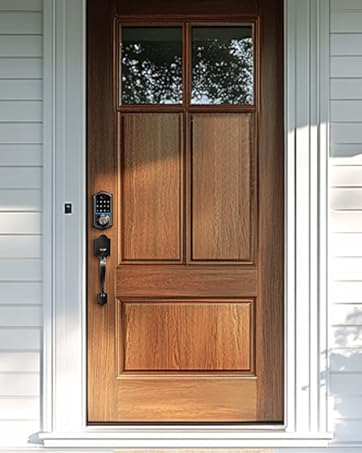 keypad door lock with handle 