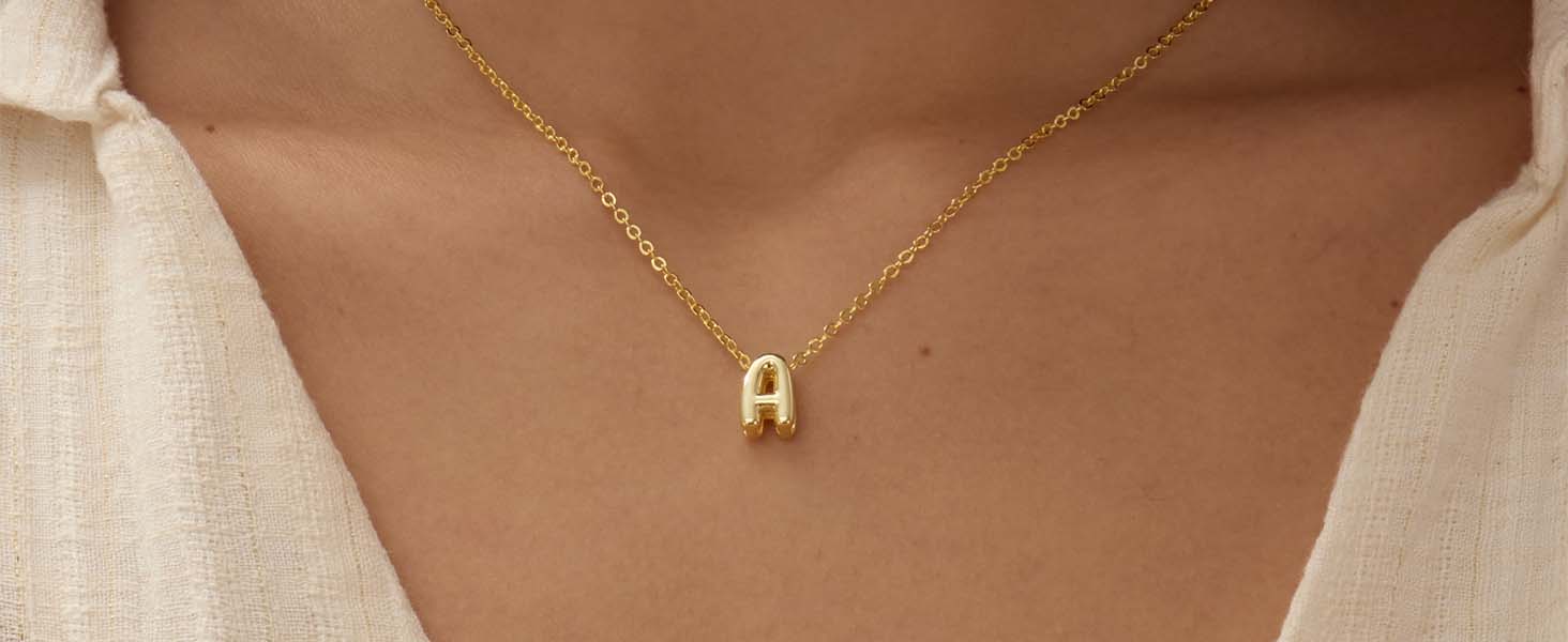 Bubble Letter Necklace