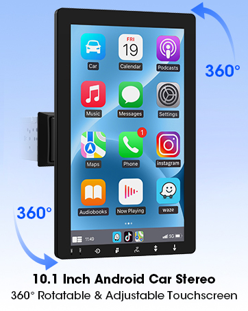 single din carplay stereo