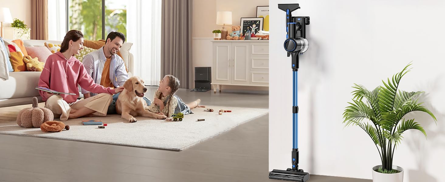 Cordless Vacuum Cleaner  Lightweight Stick Vacuum