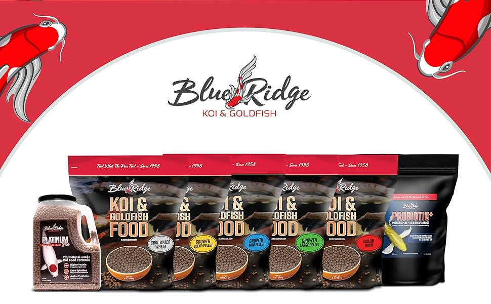 Blue Ridge Koi Product Lines