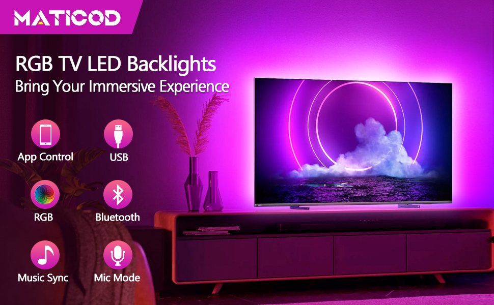 RGB TV backlights