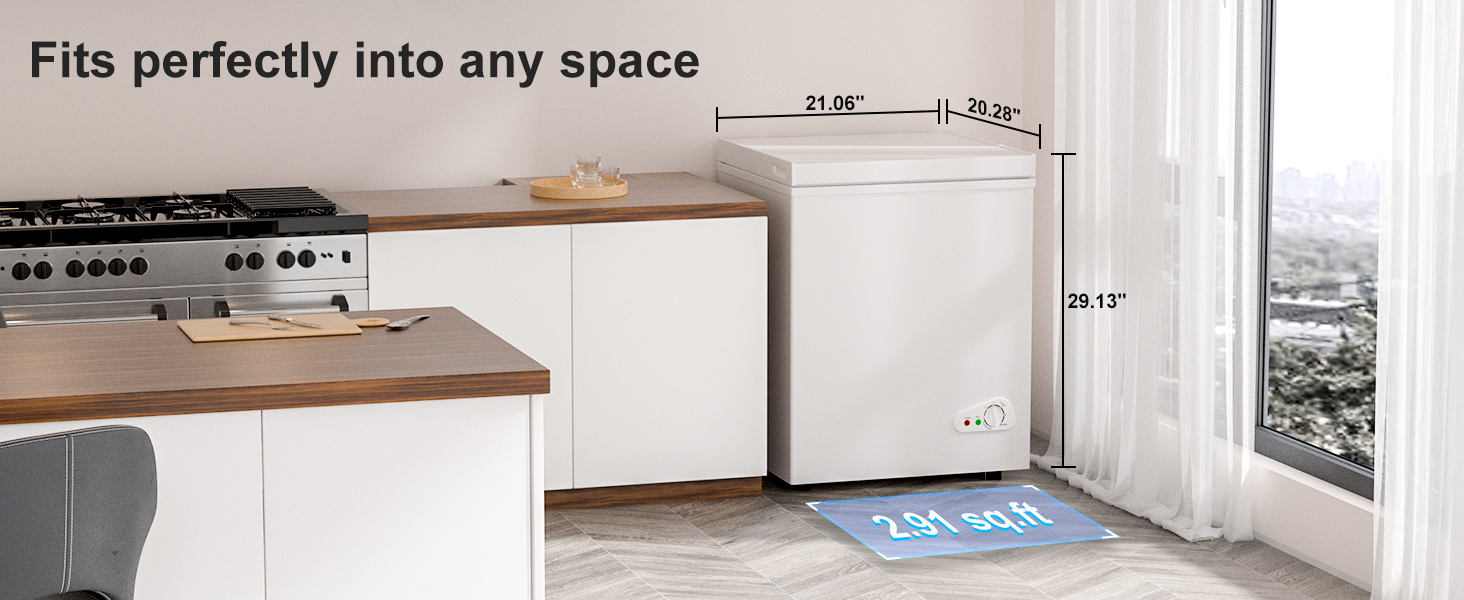 deep freezer small size for apartment