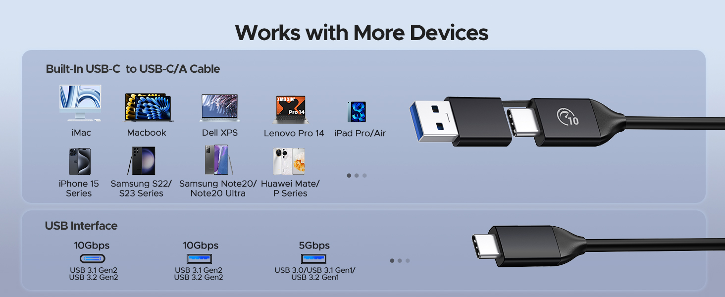 2 in 1 cable