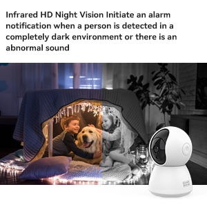 4PM home camera indoor  Indoor Pan-Tilt Security Camera  Indoor Smart Security Camera 2.4Ghz