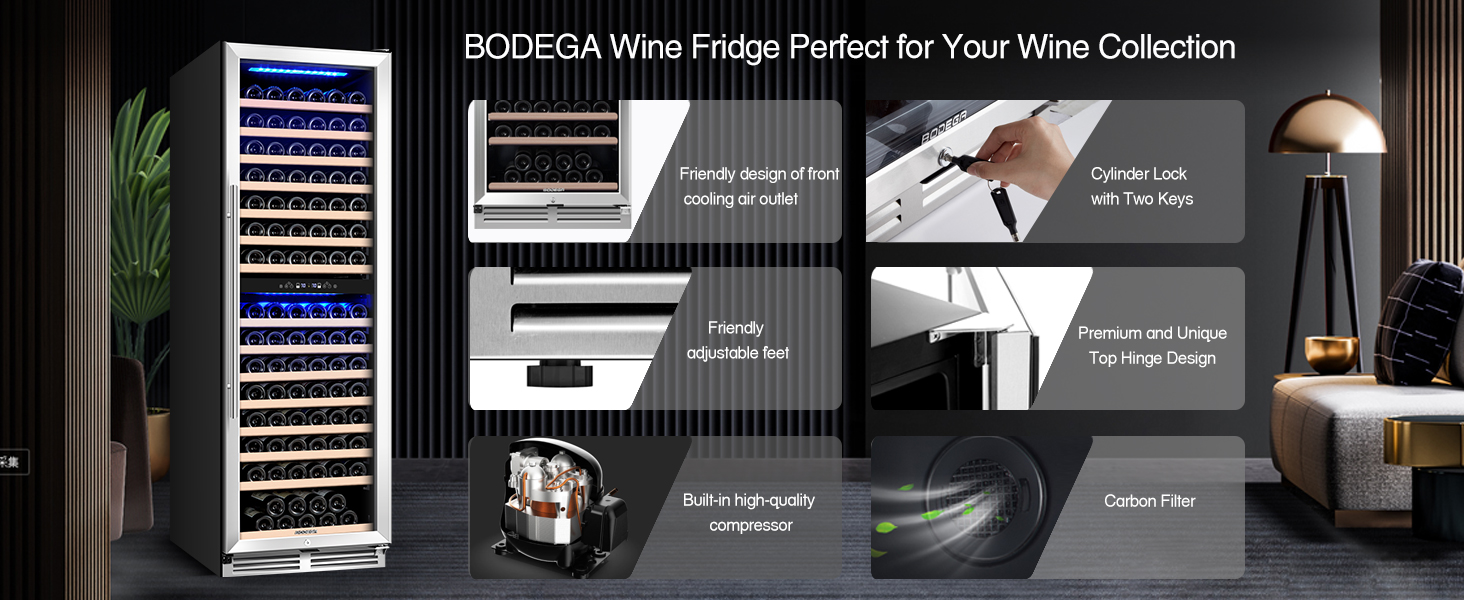 Enjoy Your Wonderful Time with BODEGA Wine and Beverage Cooler
