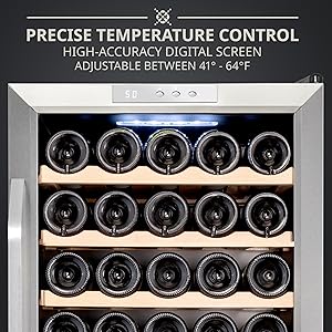 Ivation wine cooler easy digital control