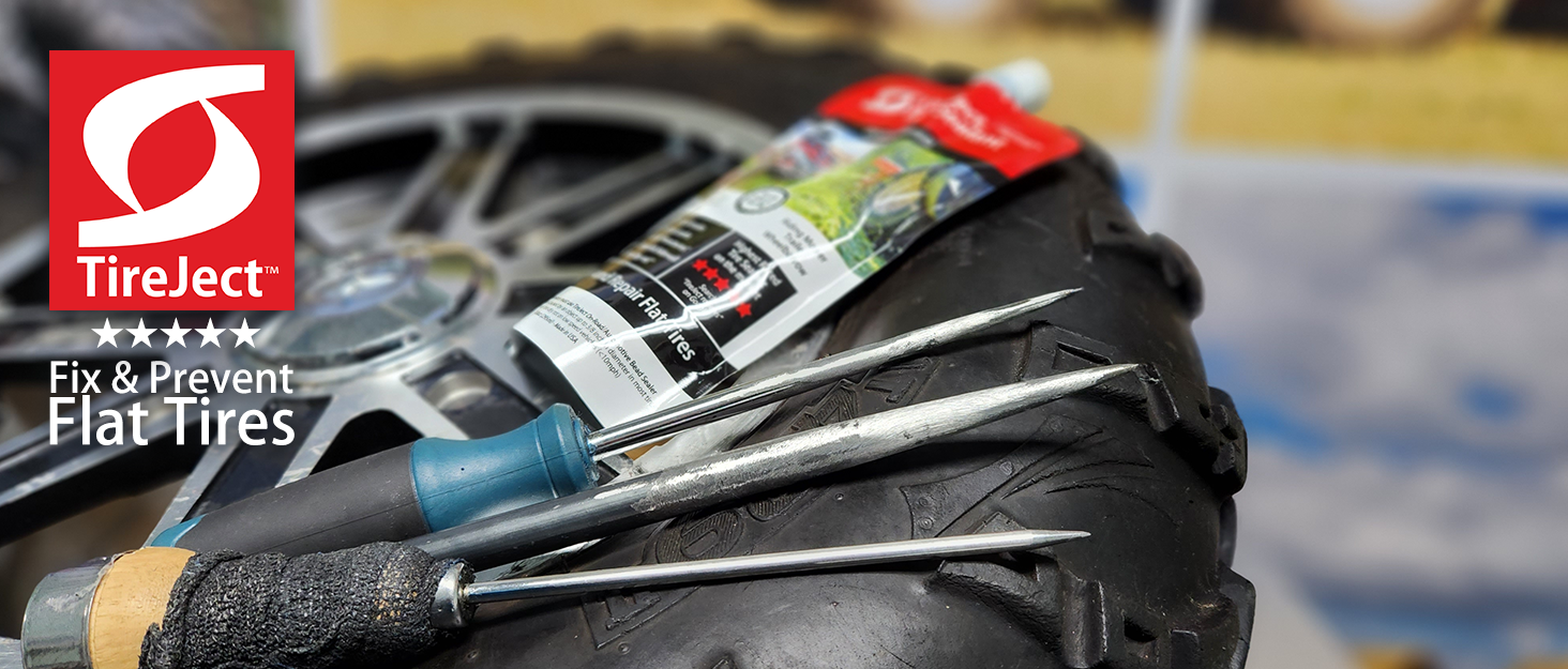 flat tire repair prevent punctures thorns nails screws slow bead leaks sealant sealer dry rot