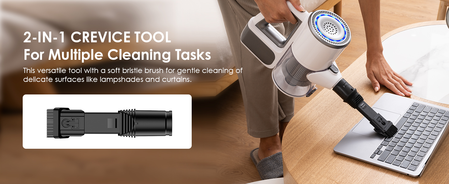 2-IN-1 CREVICE TOOL For Multiple Cleaning Tasks