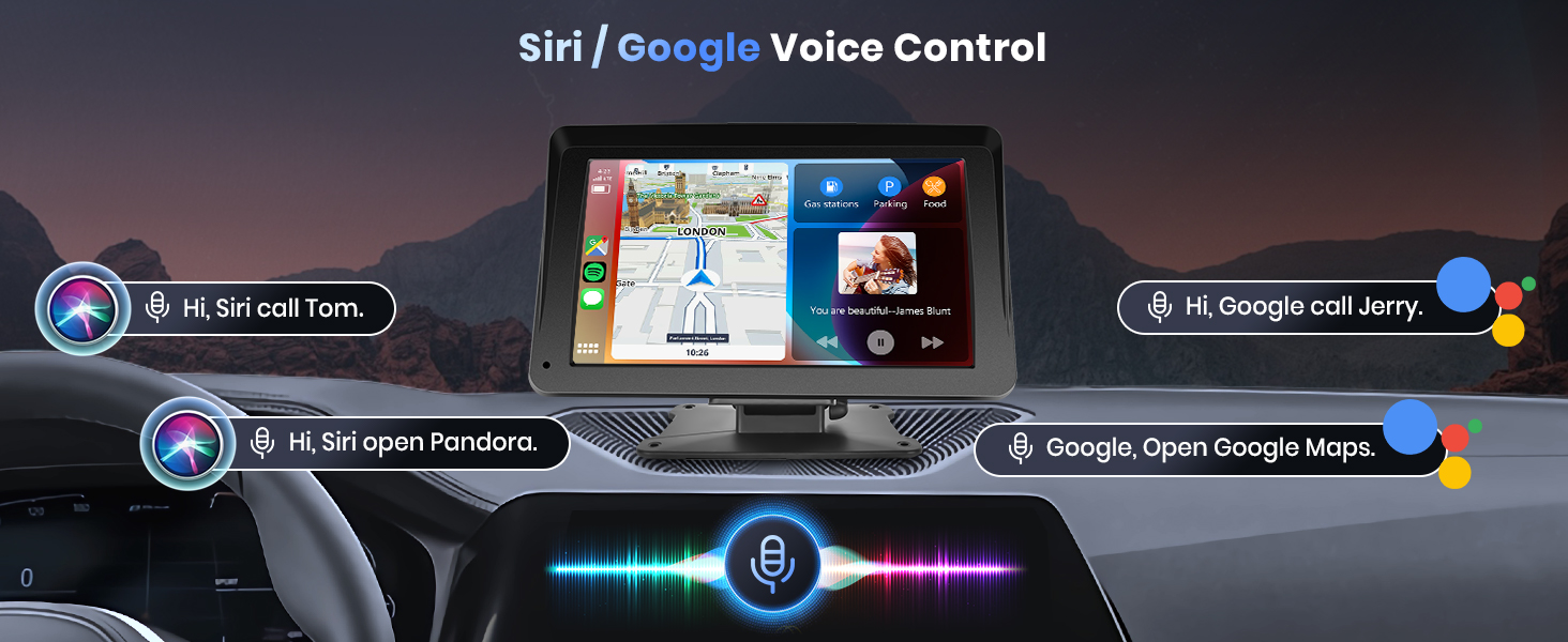 car play screen for car