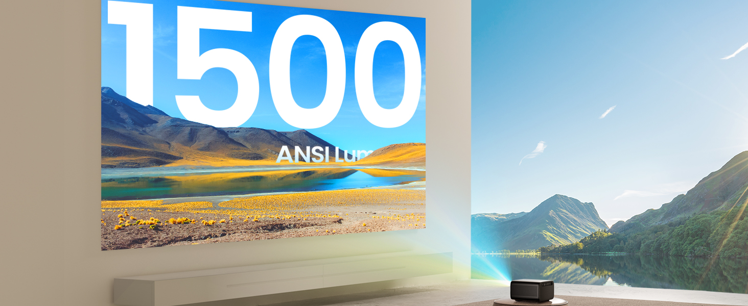 1500ANSI Lumens