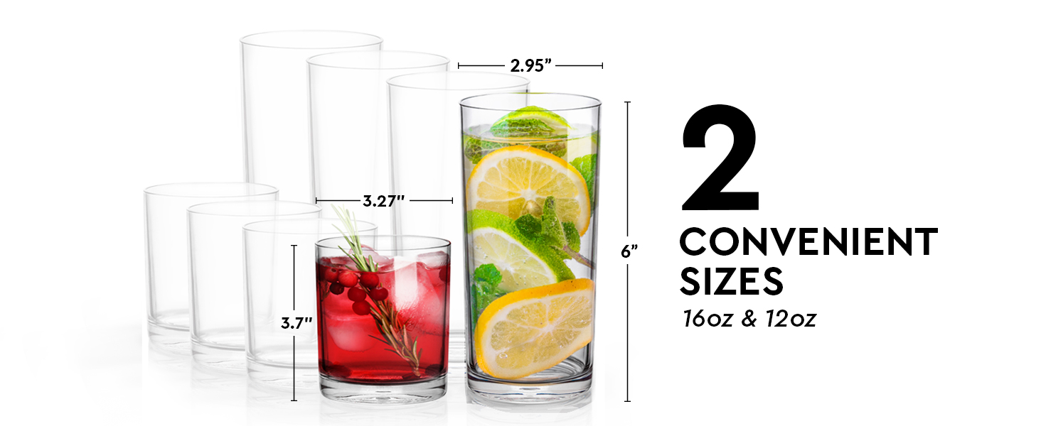 Plastic Drinking Glasses 
