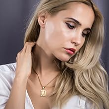 initial letter necklace
