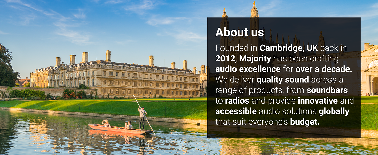 Majority, originated in the UK, is known for its commitment to quality, innovation, and value.