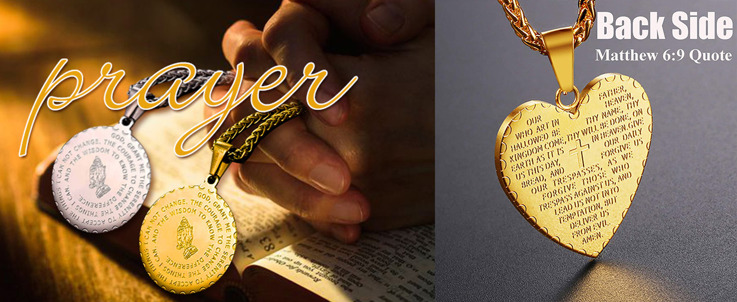 serinity prayer necklace