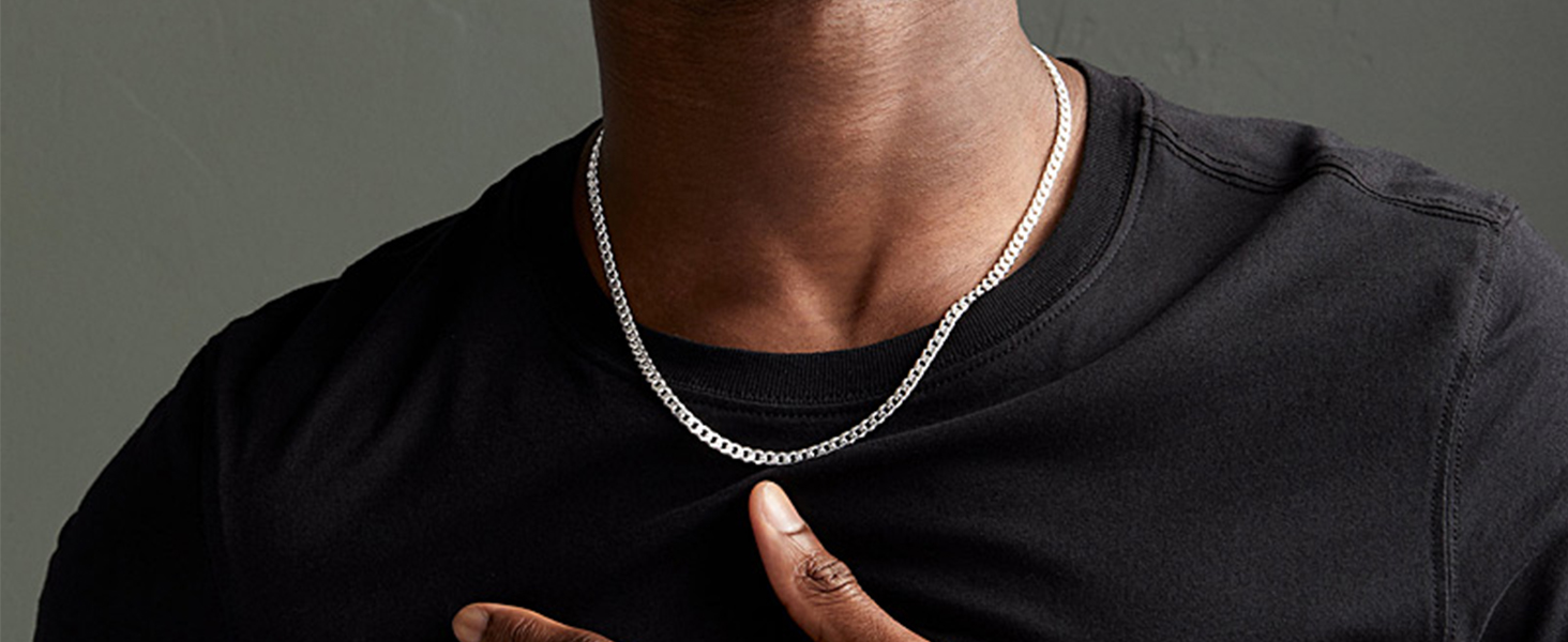 silver chain for men